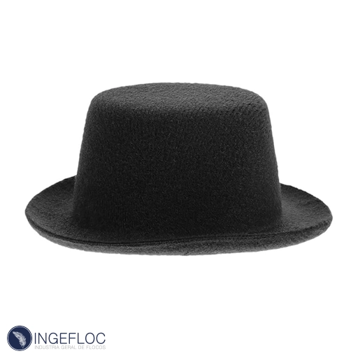 Floco colorido para chapéus